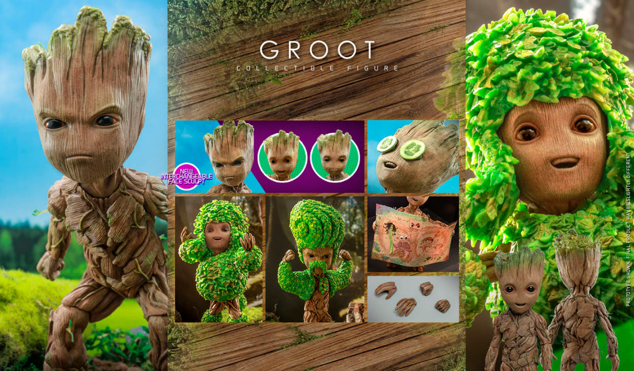 READY🔥Hot Toys TMS088 1/1 Scale (Life Size) I am Groot - Groot (Regular Version) Action Figure NEW