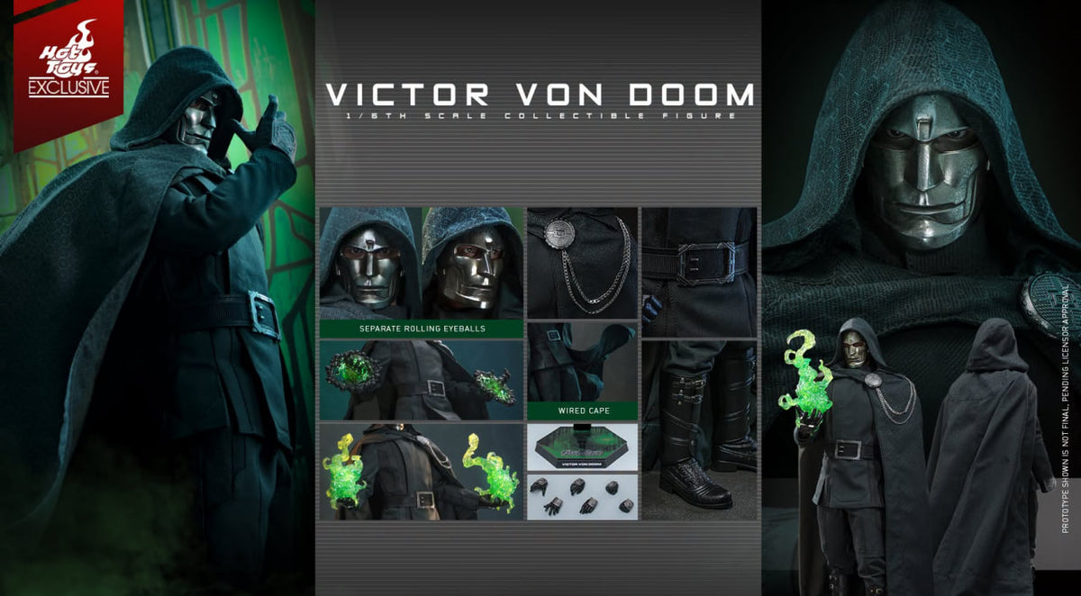 🔥Hot Toys MMS902 Avengers: Doomsday Victor Von Doom [Hot Toys Exclusive] 1/6th scale Collectible Figure