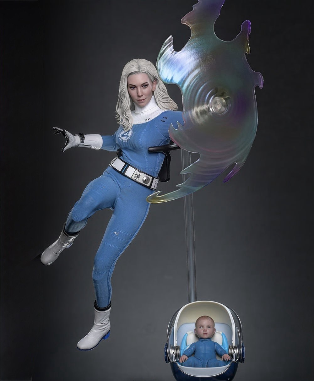 READY🔥Hot Toys MMS823 MMS823B The Fantastic Four: First Steps 1/6 Invisible Woman Collector Edition & Special Edition