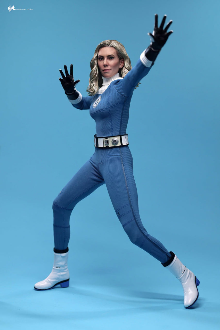 READY🔥Hot Toys MMS824B The Fantastic Four: First Steps 1/6 Invisible Woman and H.E.R.B.I.E. Collectible Set Special Edition