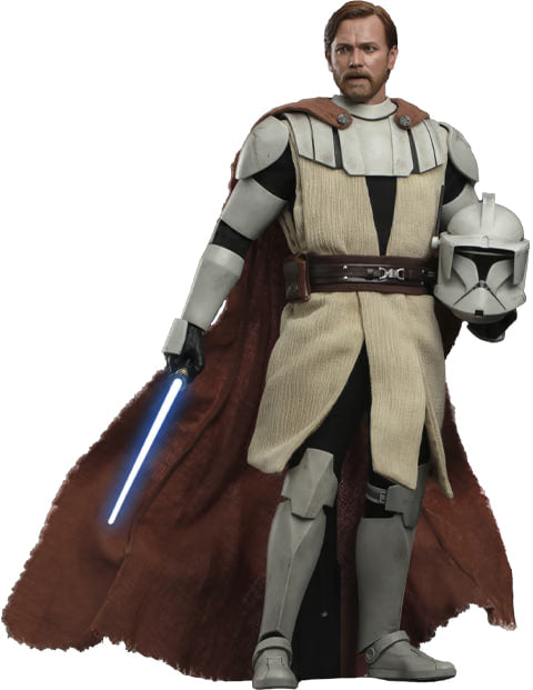 🔥Hottoys🔥TMS095 STAR WARS: THE CLONE WARS 1/6 OBI-WAN KENOBI