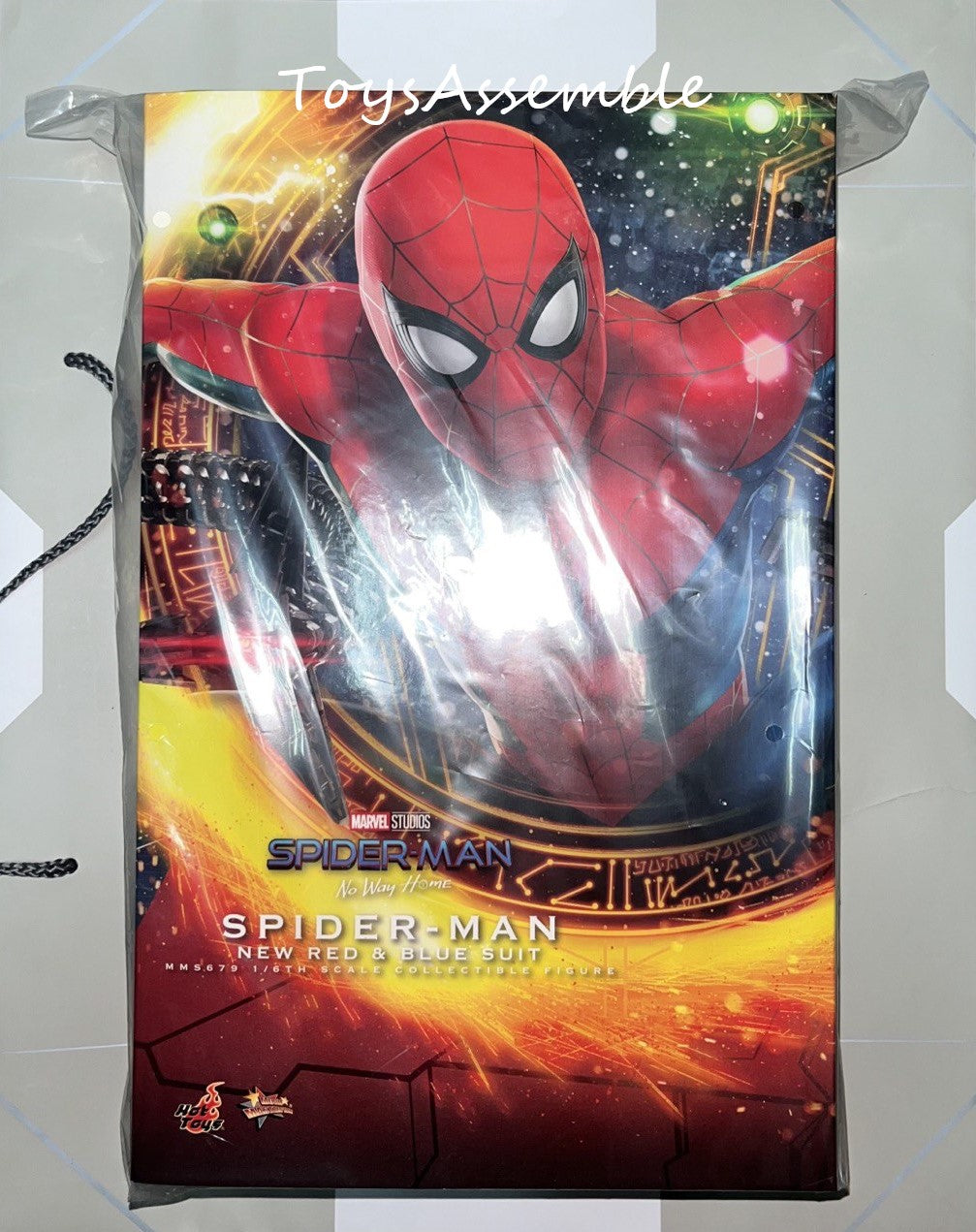 🔥Hottoys🔥MMS679 Spider-Man No Way Home [New Red & Blue Suit]