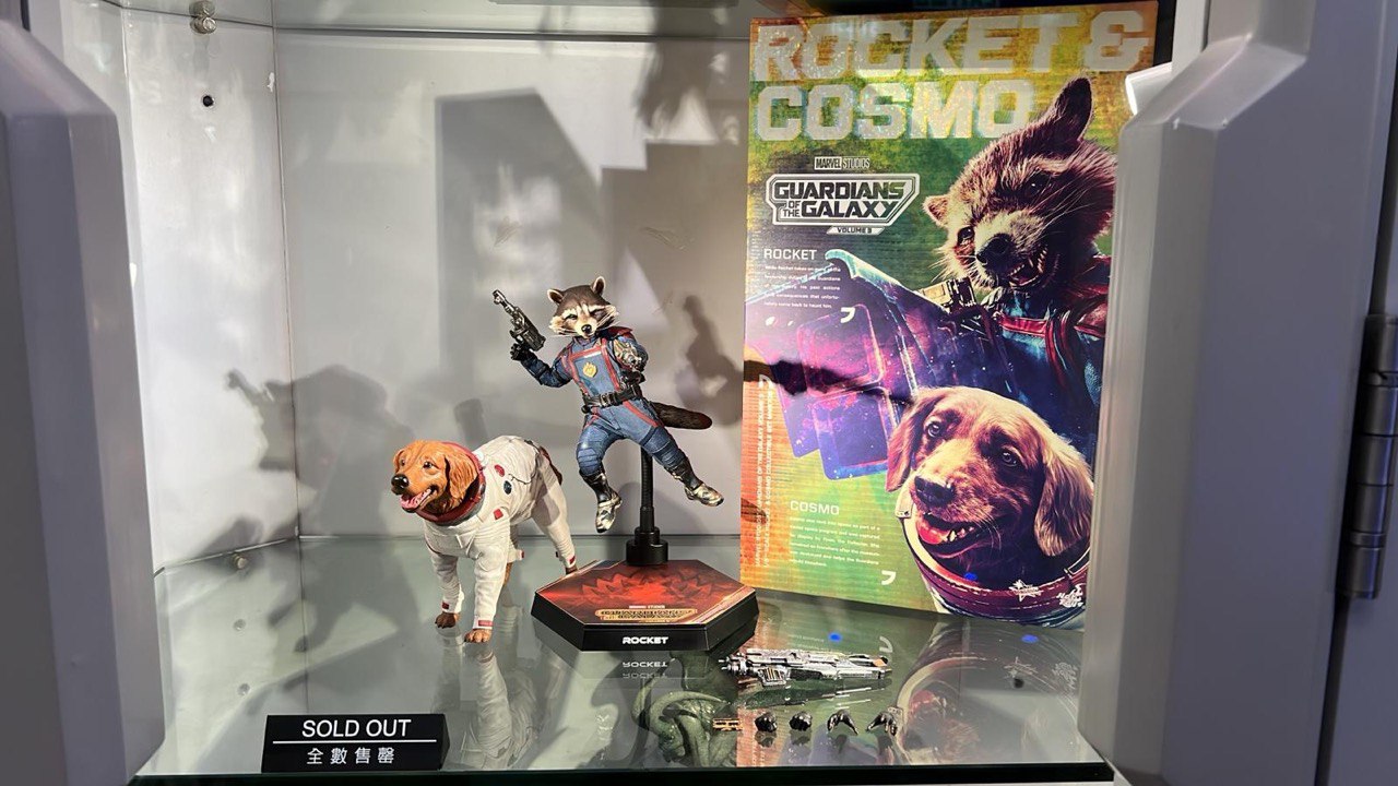 🔥Hot Toys🔥MMS708 Guardians of the Galaxy Vol. 3 1/6 Rocket and Cosmo