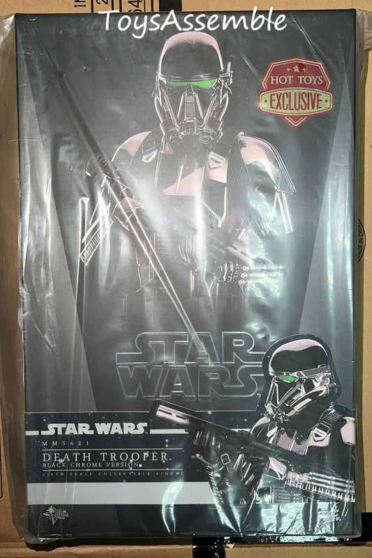 🔥Hottoys🔥MMS621 STAR WARS 1/6 DEATH TROOPER (BLACK CHROME VERSION)