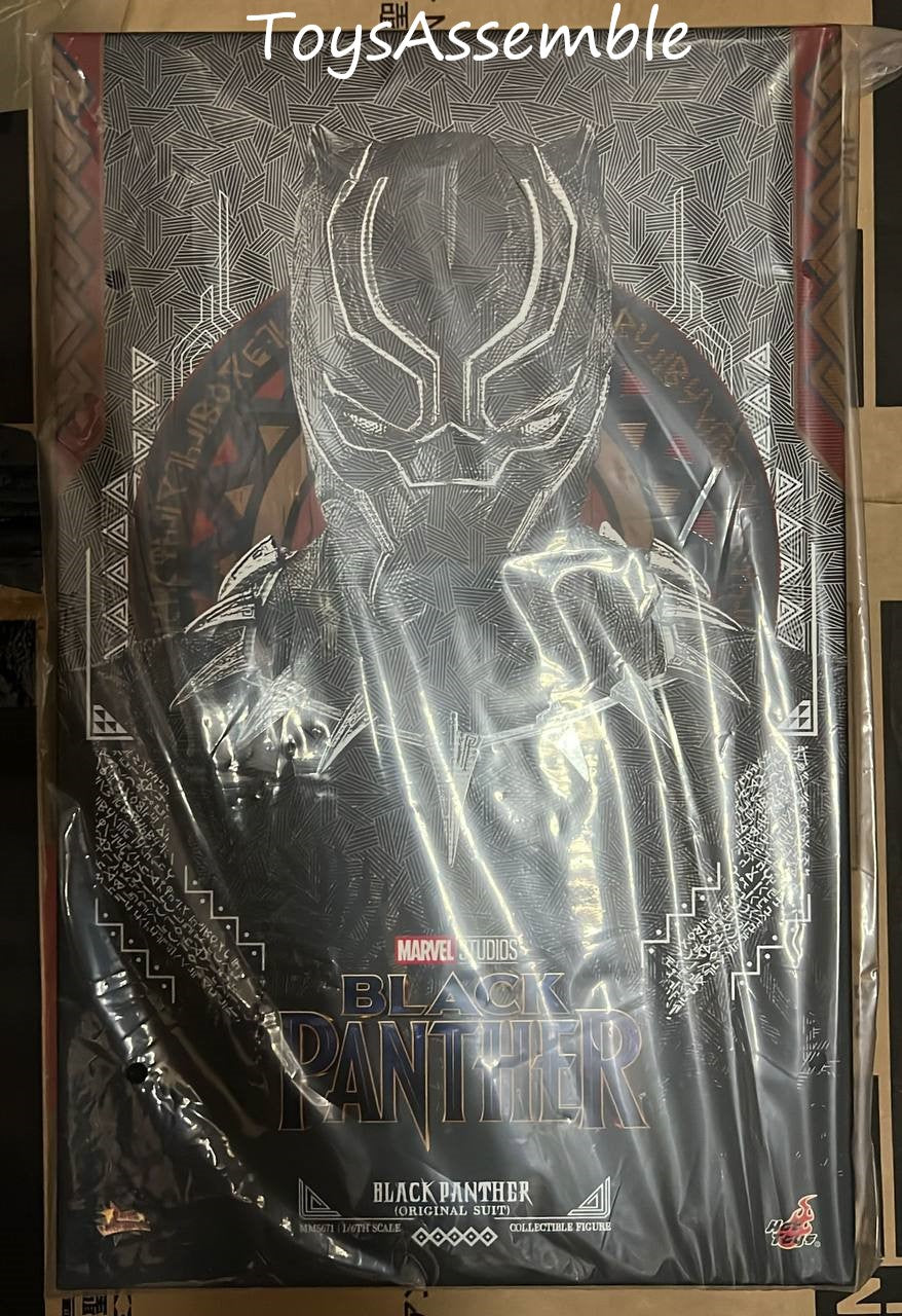 🔥Hot Toys🔥MMS671 BLACK PANTHER LEGACY 1/6 BLACK PANTHER (ORIGINAL SUIT)