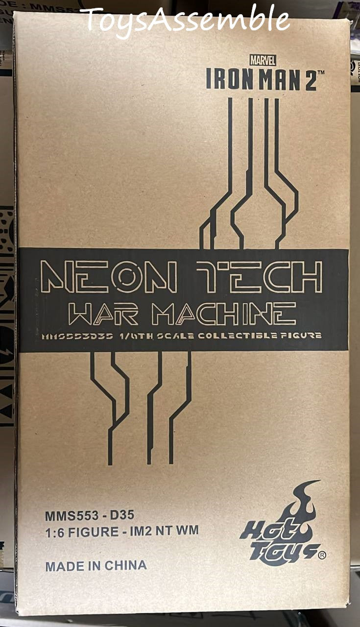 Hot Toys MMS553D35 MMS553 IRON MAN 2 NEON TECH WAR MACHINE 1/6