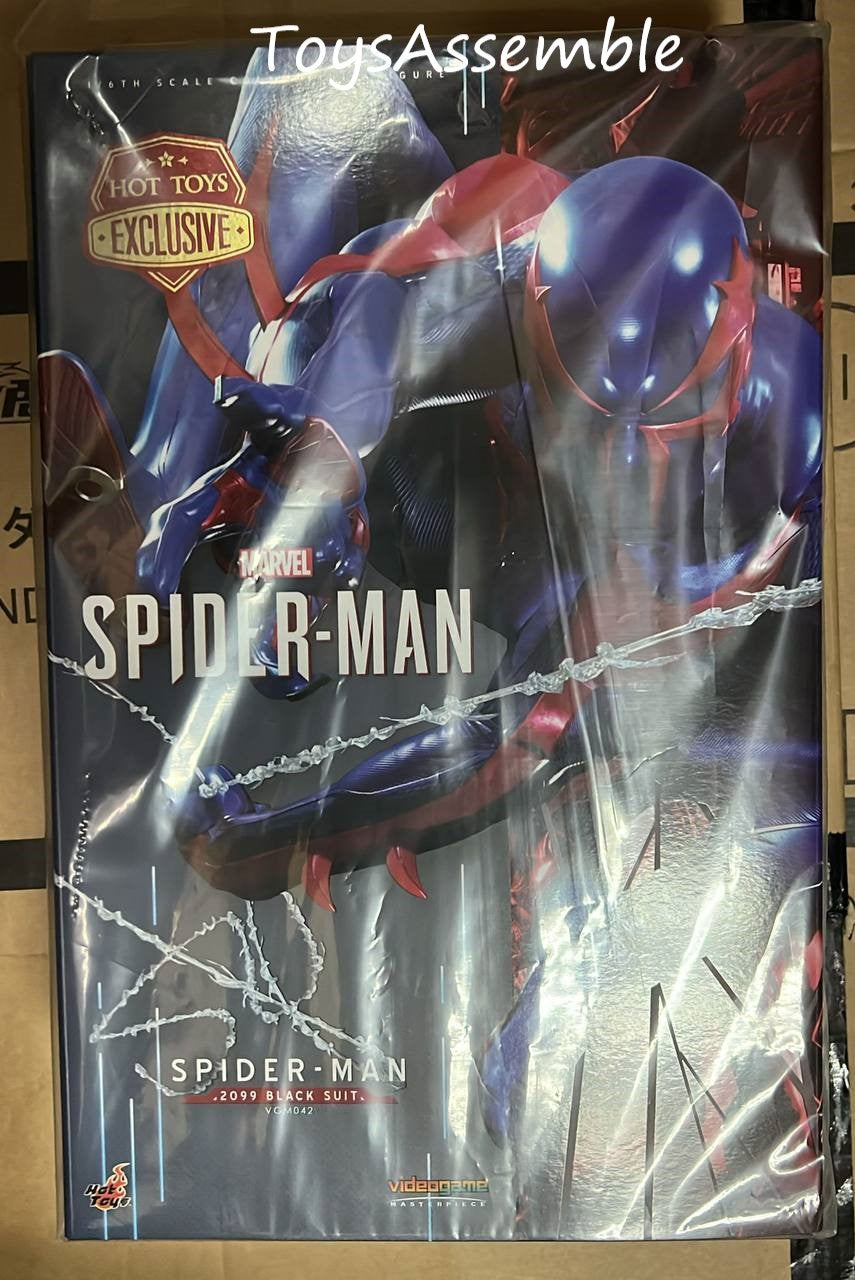 🔥Hot Toys VGM42 MARVEL'S SPIDER-MAN 1/6 (SPIDER-MAN 2099 BLACK SUIT)