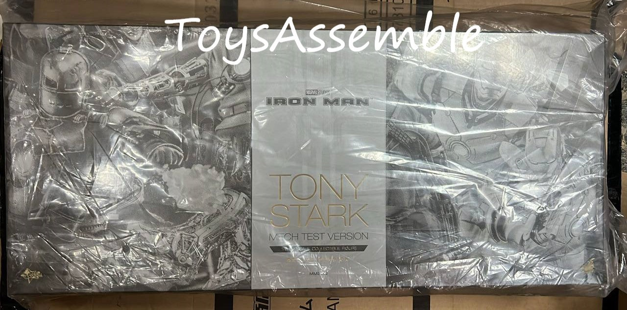 🔥Hot toys MMS582B Tony Stark Mech Test Version Deluxe Edition(Special Edition)(Ironman)