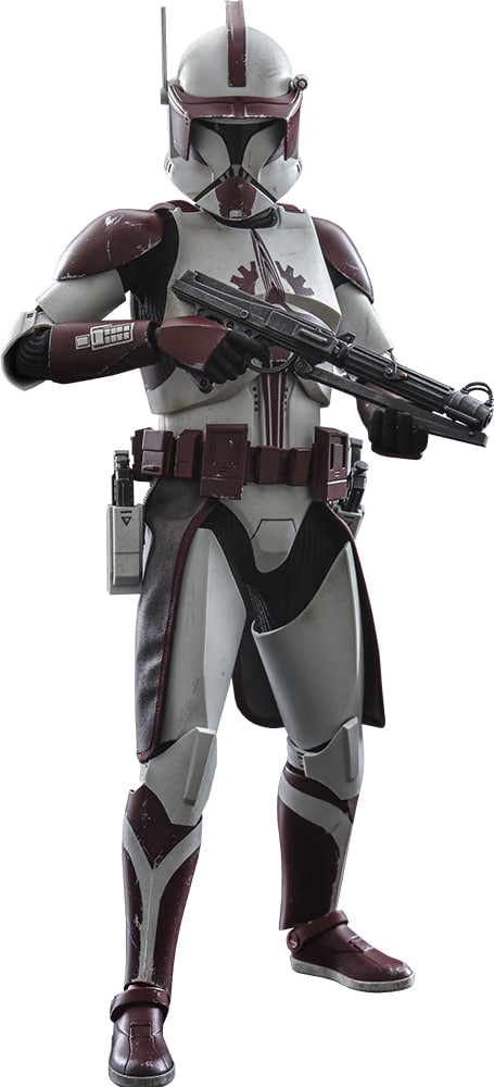 Hot Toys TMS103 Star Wars The Clone Wars – Clone Commander Fox 1/6 Scale Collectible Figure