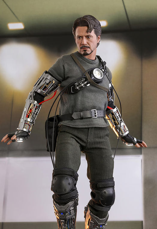 🔥Hot toys MMS582B Tony Stark Mech Test Version Deluxe Edition(Special Edition)(Ironman)