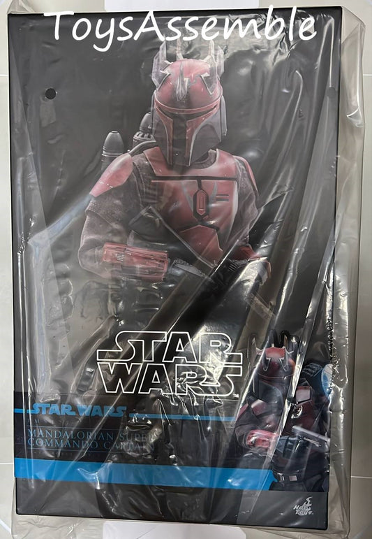 Pre-Owned(95% New)🔥Hot Toys TMS127 Star Wars: Ahsoka Mandalorian Super Commando™ 1/6th Scale Collectible Figure