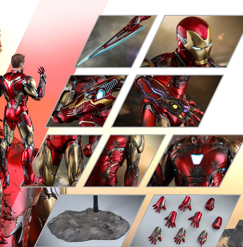 🔥Hot Toys MMS543D33 1/6 IRON MAN MARK LXXXV BATTLE DAMAGE REGULAR Version