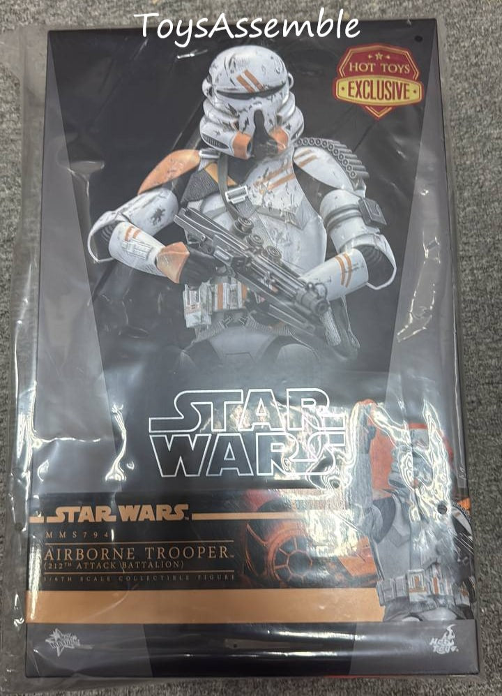 READY🔥Hot Toys MMS794 Star Wars: Episode III Revenge of the Sith 1/6th scale Airborne Trooper (212th Attack Battalion) Collectible Figure [Hot Toys