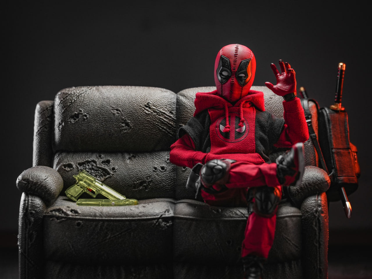 READY🔥Hot Toys MMS763 Deadpool and Wolverine Kidpool 1/6 Scale Collectible Figure