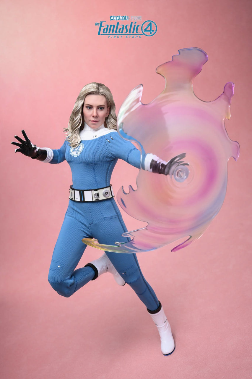 READY🔥Hot Toys MMS824B The Fantastic Four: First Steps 1/6 Invisible Woman and H.E.R.B.I.E. Collectible Set Special Edition
