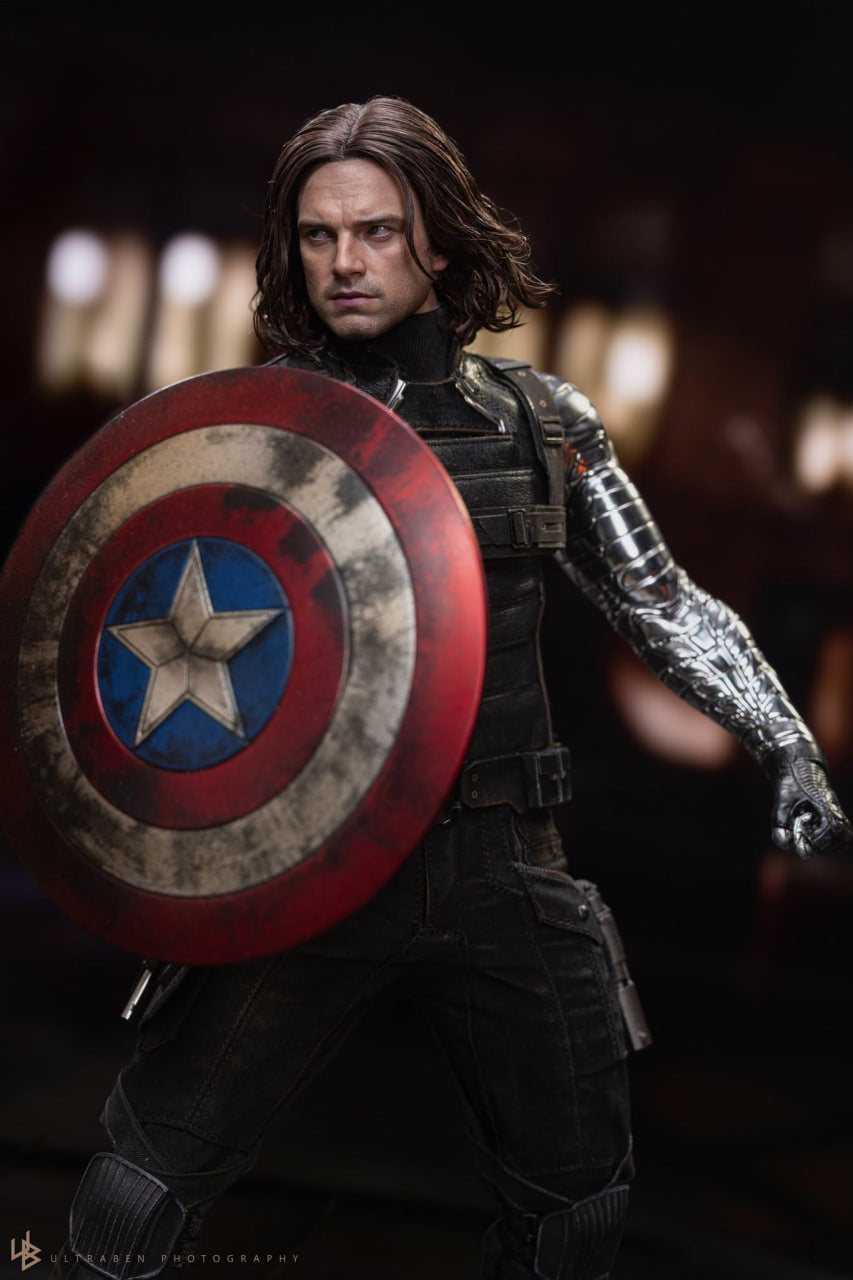 READY🔥Hot Toys MMS790AEB Captain America: The Winter Soldier 1/6 Winter Soldier (Artisan Edition) (Special Edition)