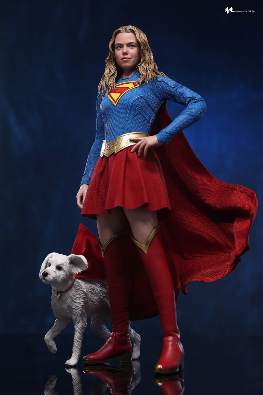 READY🔥Hot Toys MMS869 Supergirl - Supergirl & Krypto 1/6th scale Collectible Set