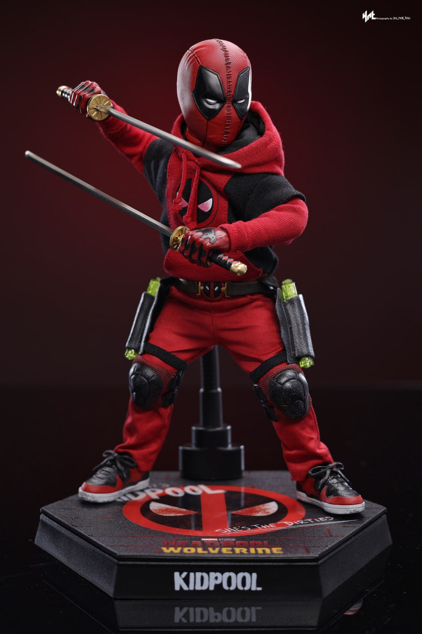 READY🔥Hot Toys MMS763 Deadpool and Wolverine Kidpool 1/6 Scale Collectible Figure