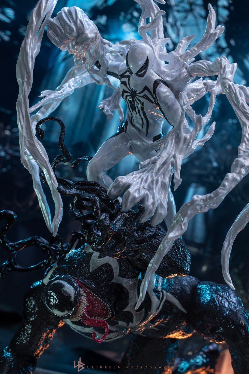 READY🔥Hot Toys VGM69 Marvel Spider-Man 2 Spiderman 1/6th scale Peter Parker (Anti-Venom Suit) Collectible Figure