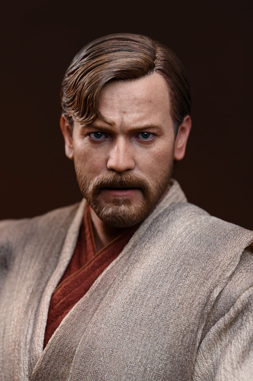 🔥Hot Toys MMS843 Star Wars: Revenge Of The Sith - Obi-Wan Kenobi (Mustafar) 1/6th Scale Collectible Figure