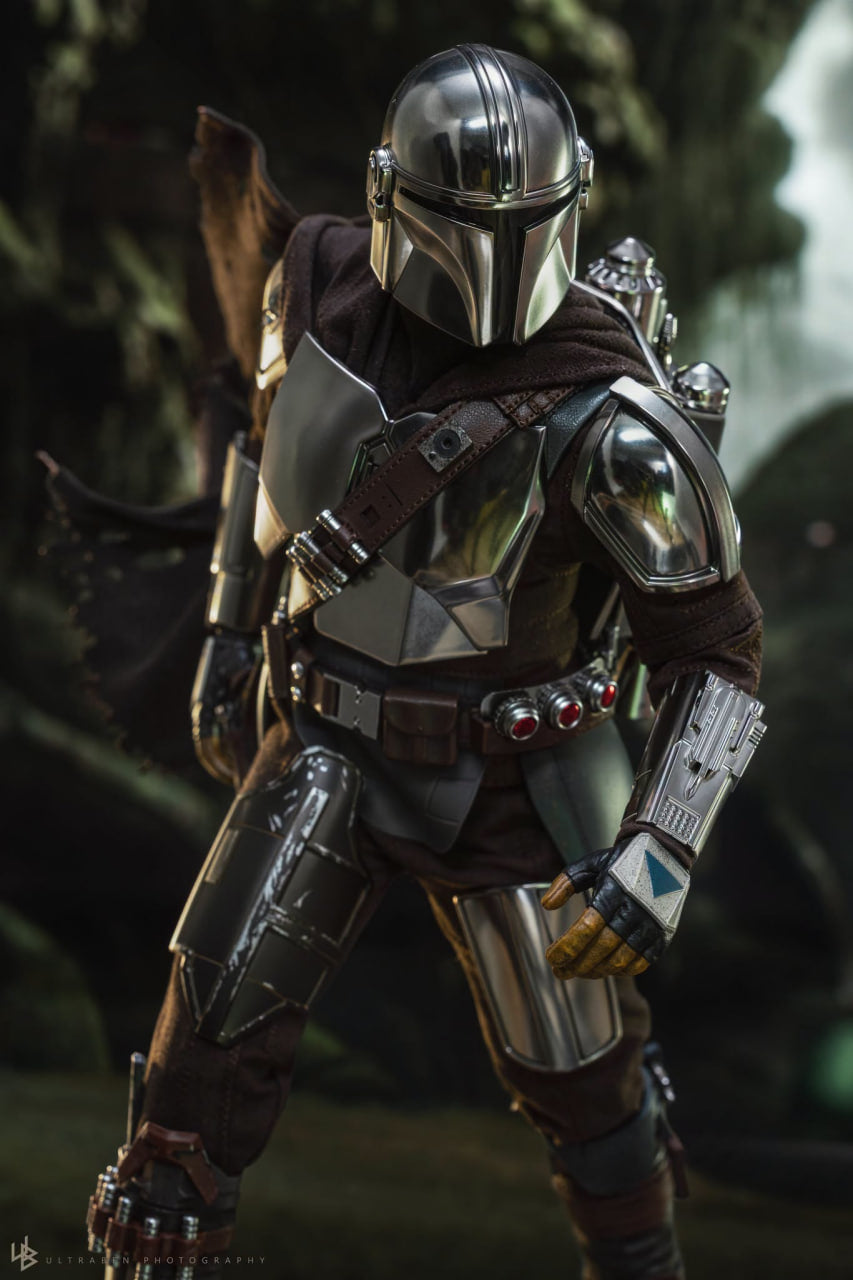 🔥Hot Toys MMS872 Star Wars: The Mandalorian & Grogu - The Mandalorian & Grogu Collectible Set (Deluxe Version)