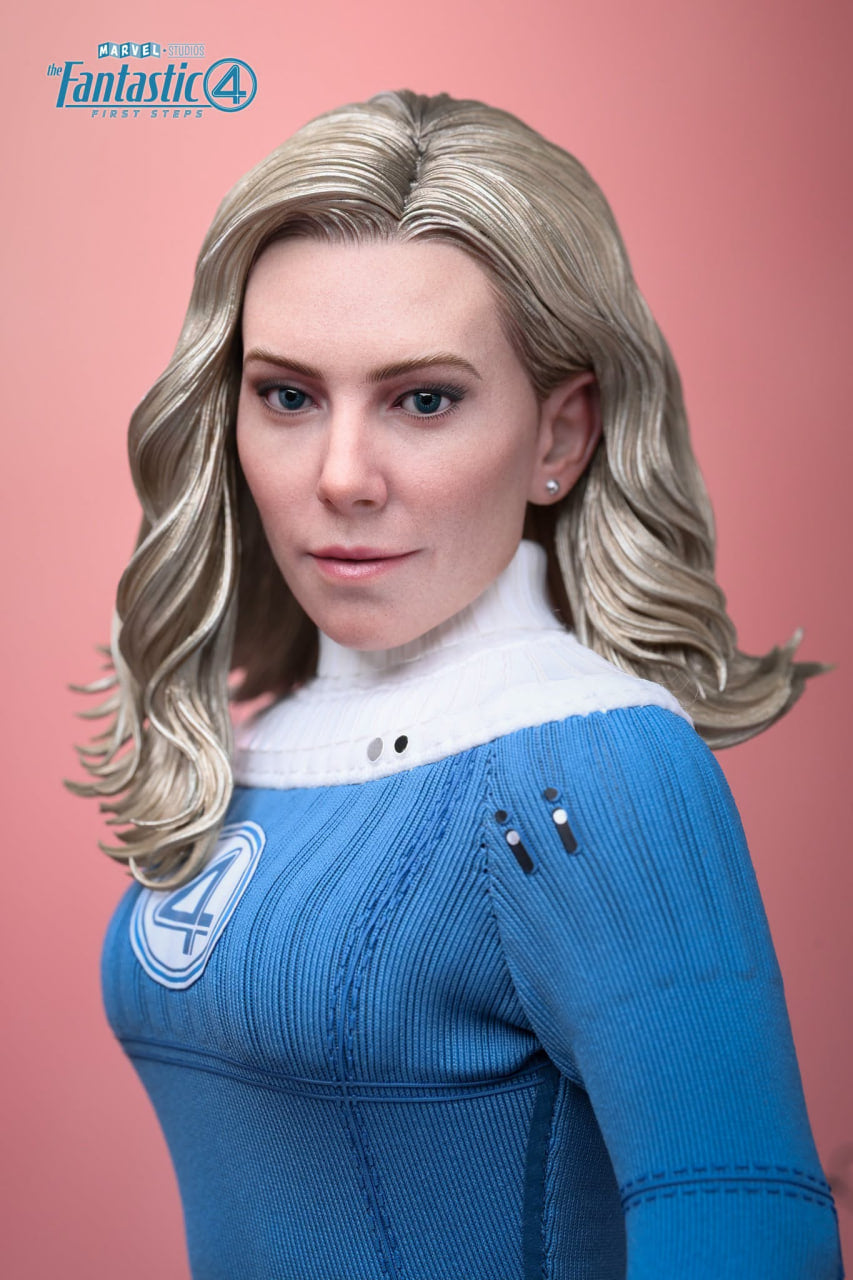 READY🔥Hot Toys MMS824B The Fantastic Four: First Steps 1/6 Invisible Woman and H.E.R.B.I.E. Collectible Set Special Edition