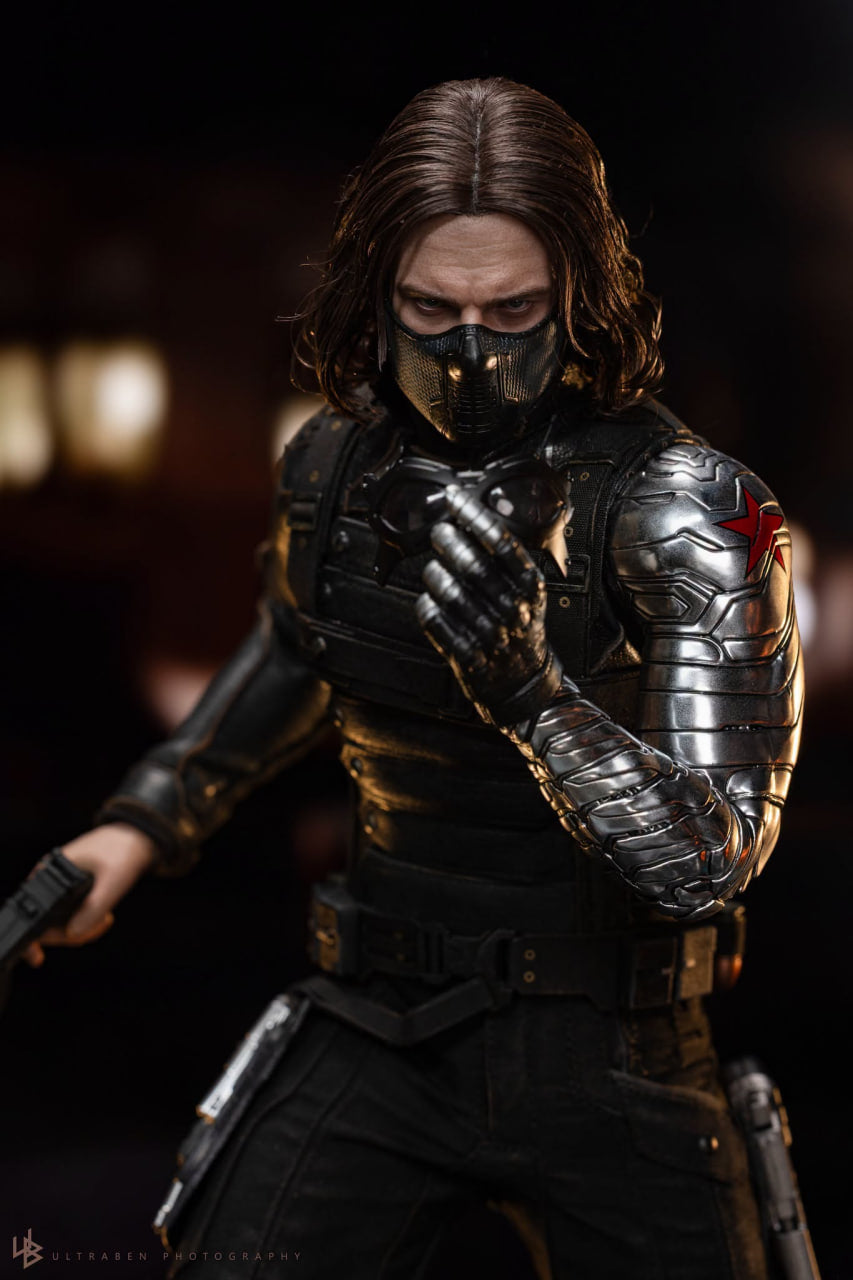 READY🔥Hot Toys MMS790AEB Captain America: The Winter Soldier 1/6 Winter Soldier (Artisan Edition) (Special Edition)