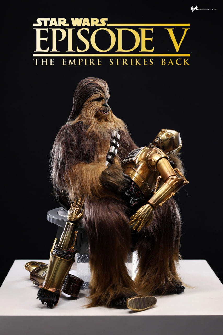 READY🔥Hot Toys MMS766 Star Wars: Episode V The Empire Strikes Back 1/6th scale Chewbacca with Disassembled C3PO Collectible Figure