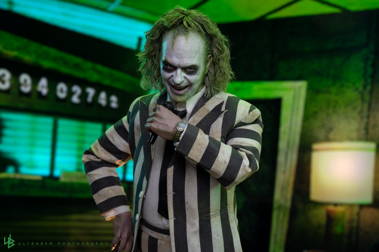 READY🔥Hot Toys MMS767 Beetlejuice 1/6th scale Beetlejuice Collectible Figure