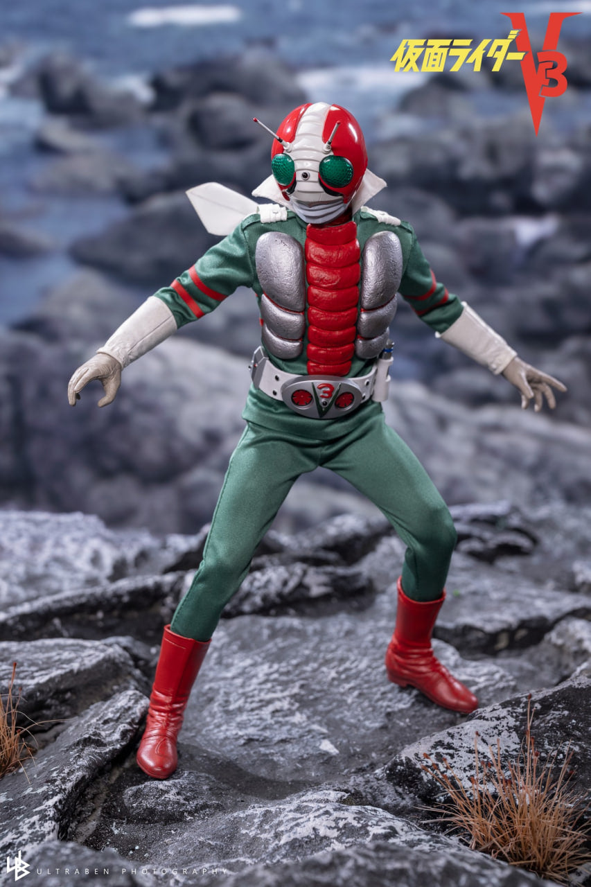 🔥Hot Toys TMS162B Kamen Rider V3 - 1:6 Kamen Rider V3