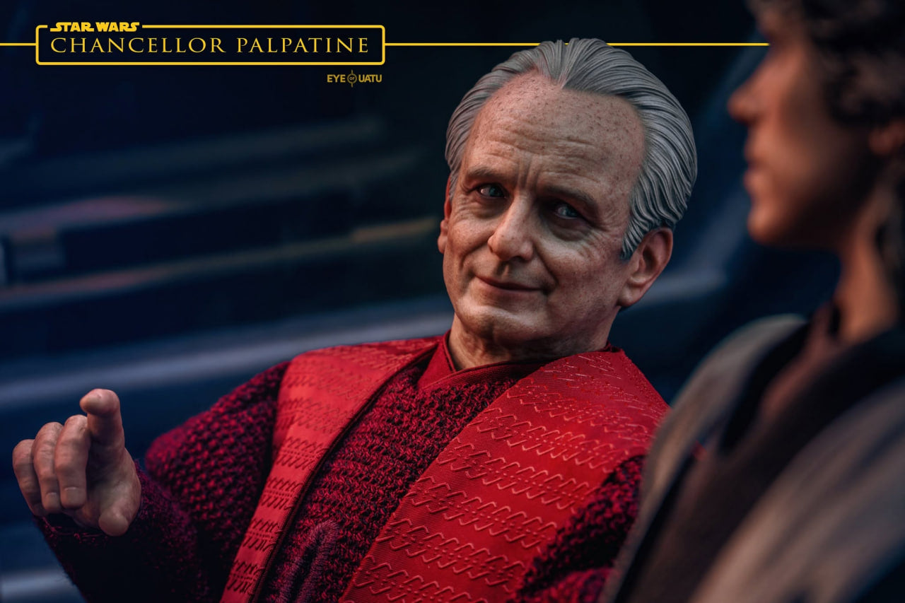 READY🔥Hot Toys MMS805 Star Wars: Episode III Revenge of the Sith 1/6 Palpatine (Darth Sidious) Collectible Figure
