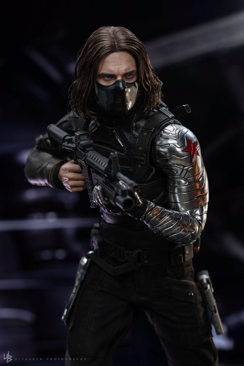 Preorder🔥Hot Toys MMS790AE Captain America: The Winter Soldier 1/6 Winter Soldier (Artisan Edition)