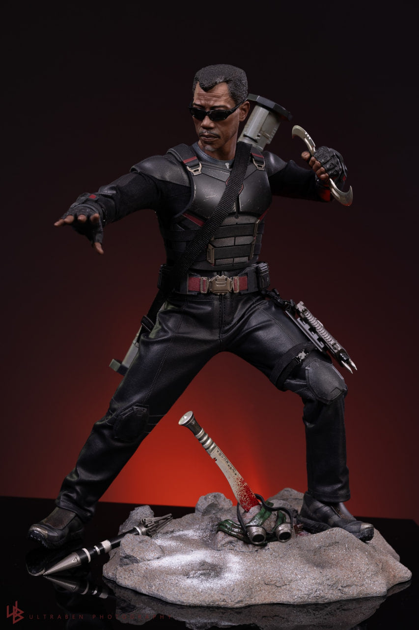 READY🔥Hot Toys MMS791B Deadpool & Wolverine 1/6th Scale Blade Collectible Figure (First Edition)
