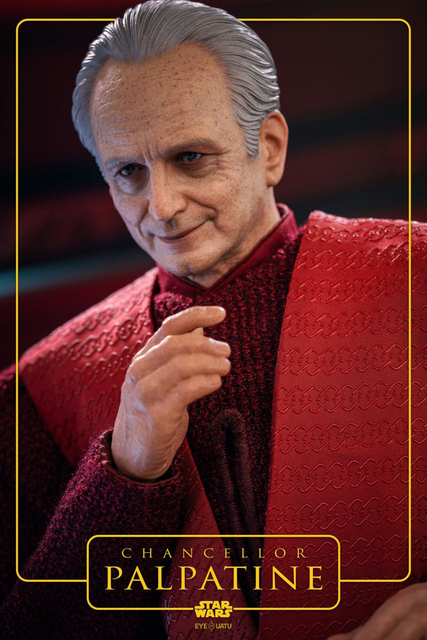 READY🔥Hot Toys MMS805 Star Wars: Episode III Revenge of the Sith 1/6 Palpatine (Darth Sidious) Collectible Figure