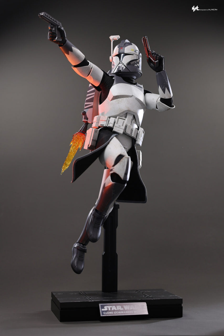 READY🔥Hot Toys TMS141 Star Wars: The Clone Wars 1/6th scale Clone Commander Wolffe Collectible Figure