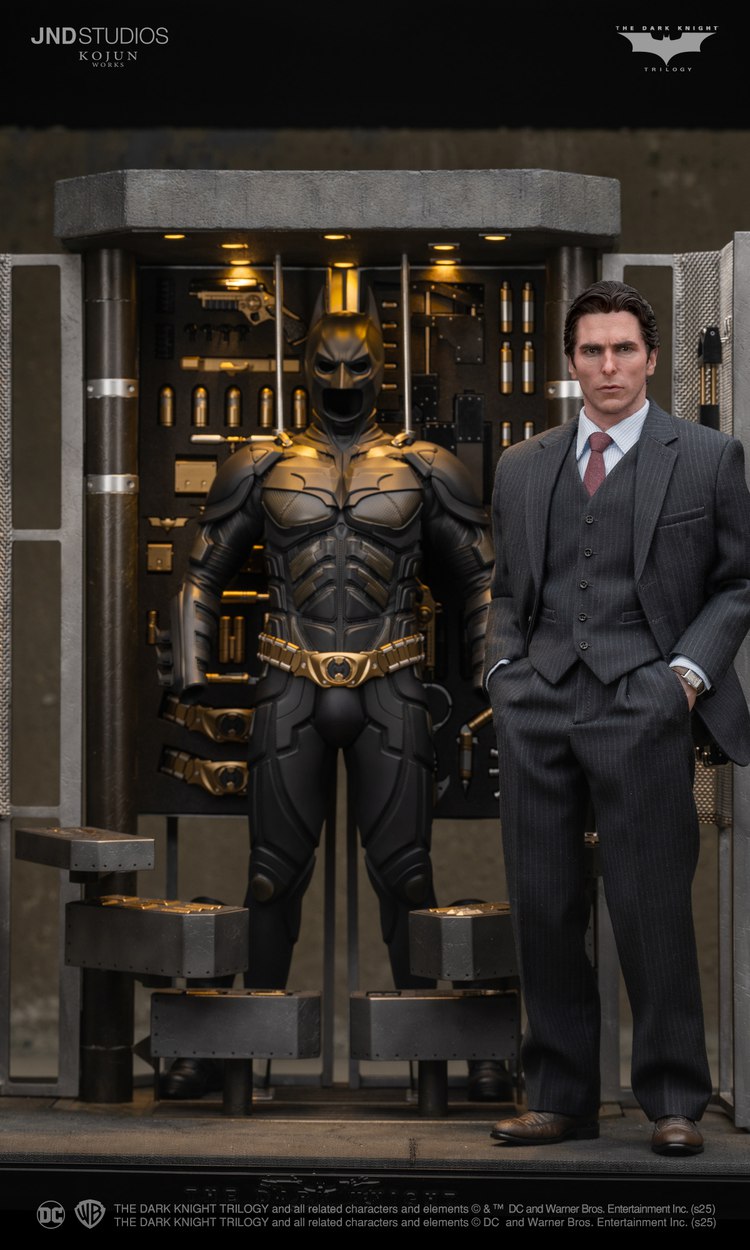 READY🔥JND Studios - 1:6 Bruce Wayne of The Dark Knight Trilogy 1:6 C-Type (Rooted Hair Updated)