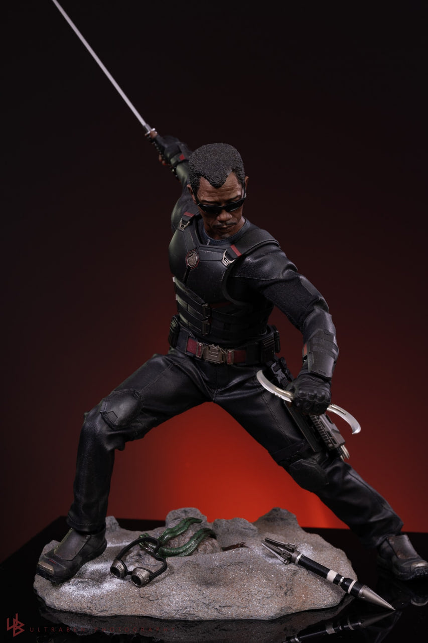 READY🔥Hot Toys MMS791B Deadpool & Wolverine 1/6th Scale Blade Collectible Figure (First Edition)