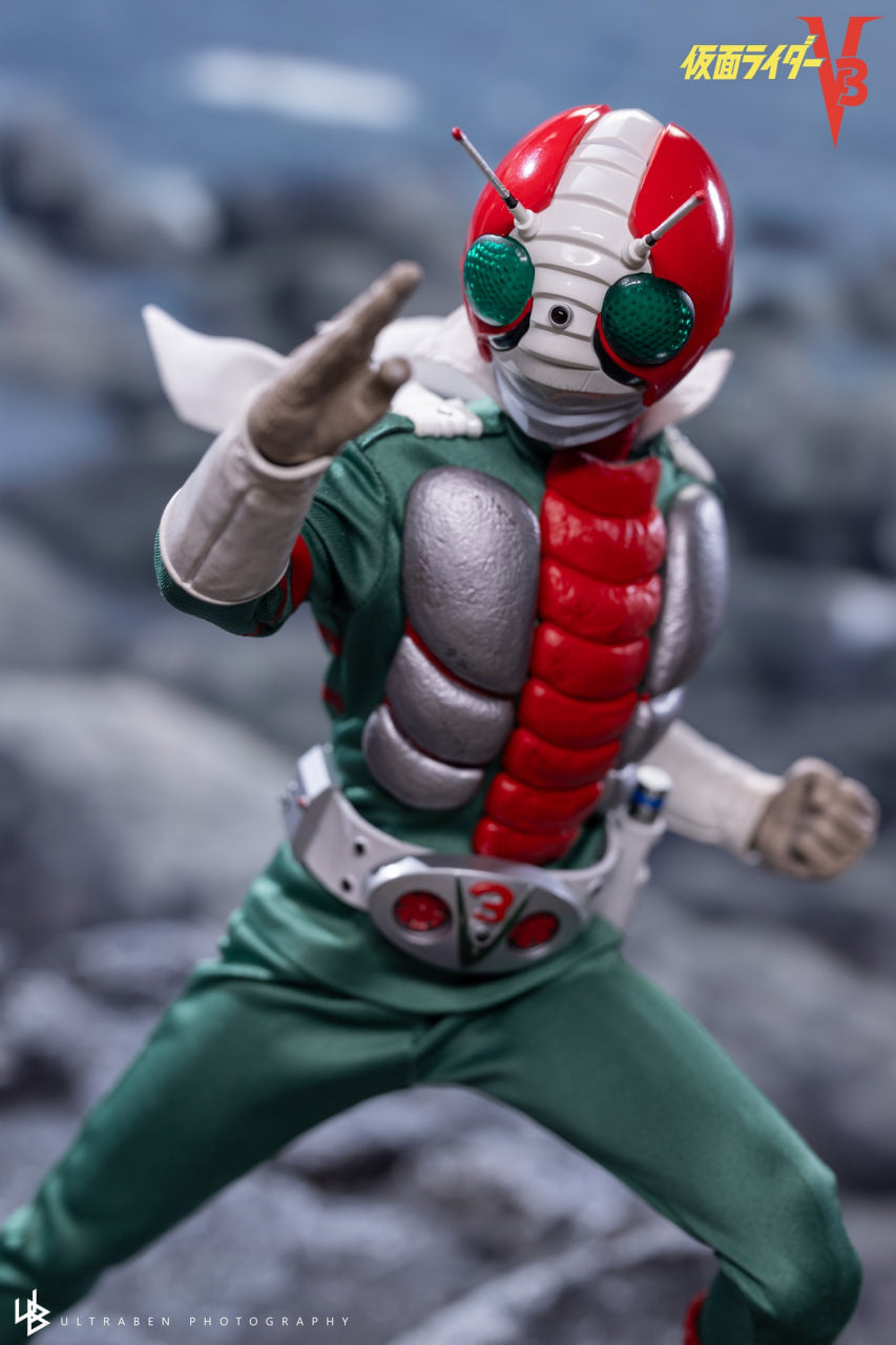 🔥Hot Toys TMS162B Kamen Rider V3 - 1:6 Kamen Rider V3