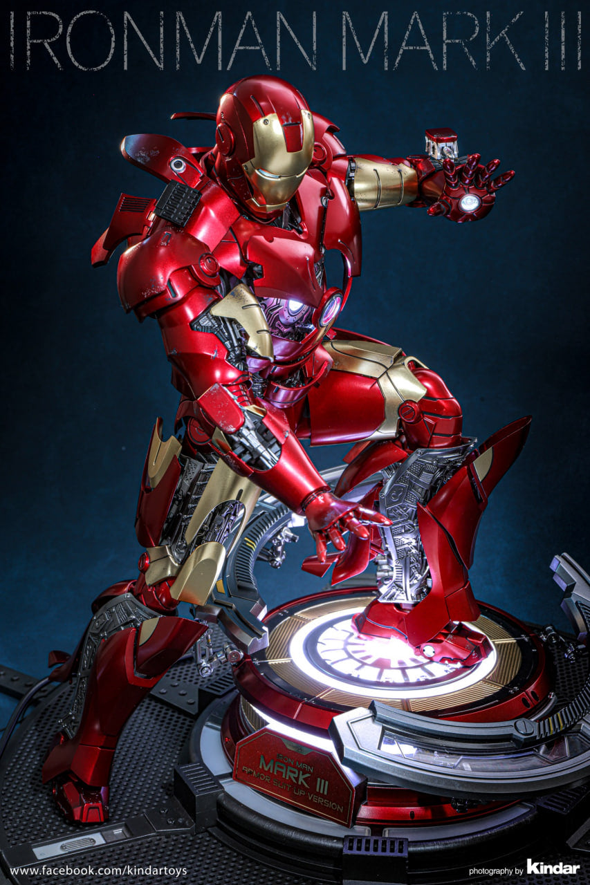 🔥Hot Toys MMS825D72B Iron Man 1/6th scale Iron Man Mark III (Armor Suit Up Version) Collectible Figure Special Edition