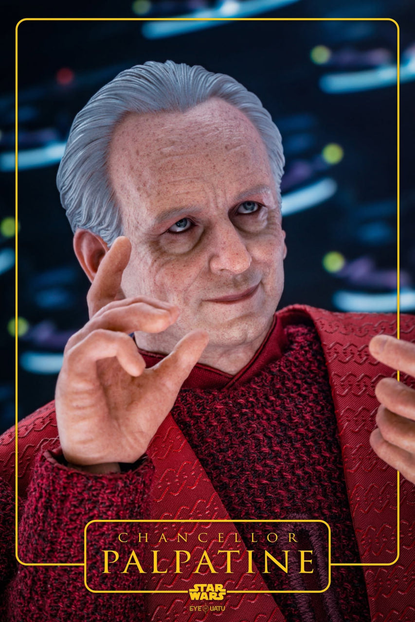READY🔥Hot Toys MMS805 Star Wars: Episode III Revenge of the Sith 1/6 Palpatine (Darth Sidious) Collectible Figure
