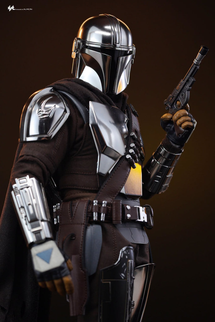 🔥Hot Toys MMS872 Star Wars: The Mandalorian & Grogu - The Mandalorian & Grogu Collectible Set (Deluxe Version)