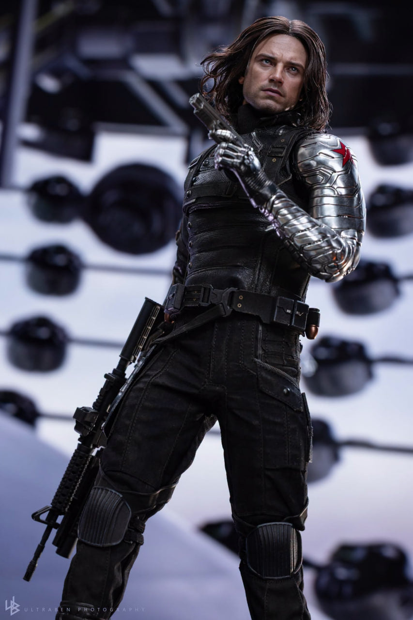 READY🔥Hot Toys MMS790AEB Captain America: The Winter Soldier 1/6 Winter Soldier (Artisan Edition) (Special Edition)