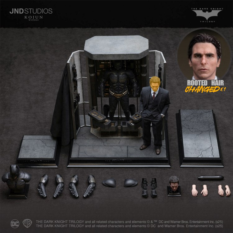 READY🔥JND Studios - 1:6 Bruce Wayne of The Dark Knight Trilogy 1:6 C-Type (Rooted Hair Updated)