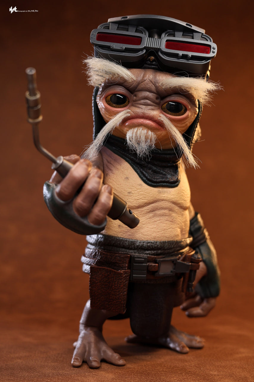 🔥Hot Toys LMS017 Star Wars: The Mandalorian & Grogu - Anzellan Droidsmith Life-Size Collectible Figure