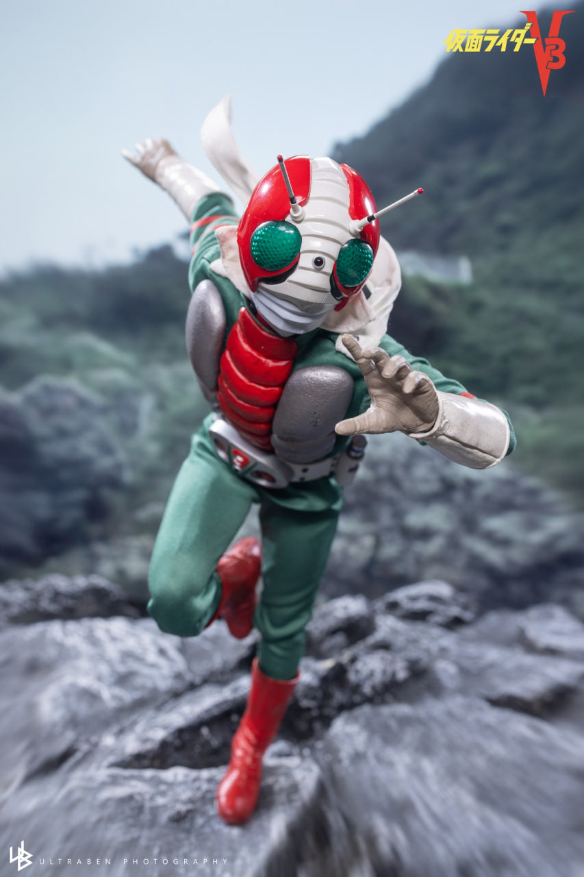 🔥Hot Toys TMS162B Kamen Rider V3 - 1:6 Kamen Rider V3