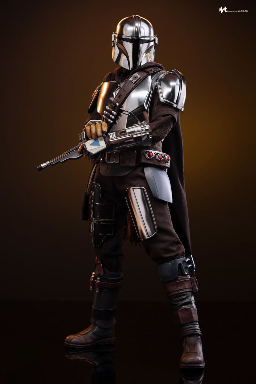 🔥Hot Toys MMS872 Star Wars: The Mandalorian & Grogu - The Mandalorian & Grogu Collectible Set (Deluxe Version)
