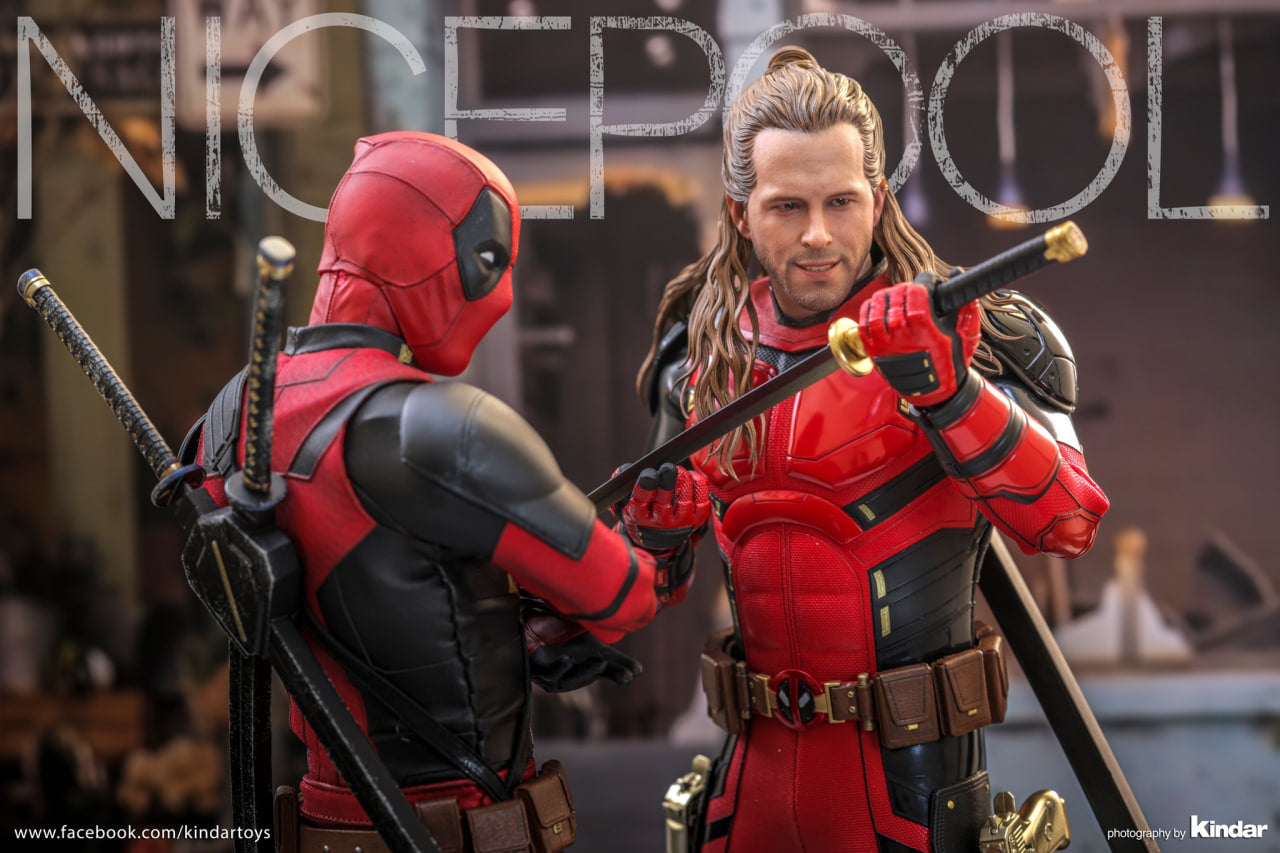 READY🔥Hot Toys MMS788 Deadpool & Wolverine Nicepool 1/6th Scale Collectible Figure