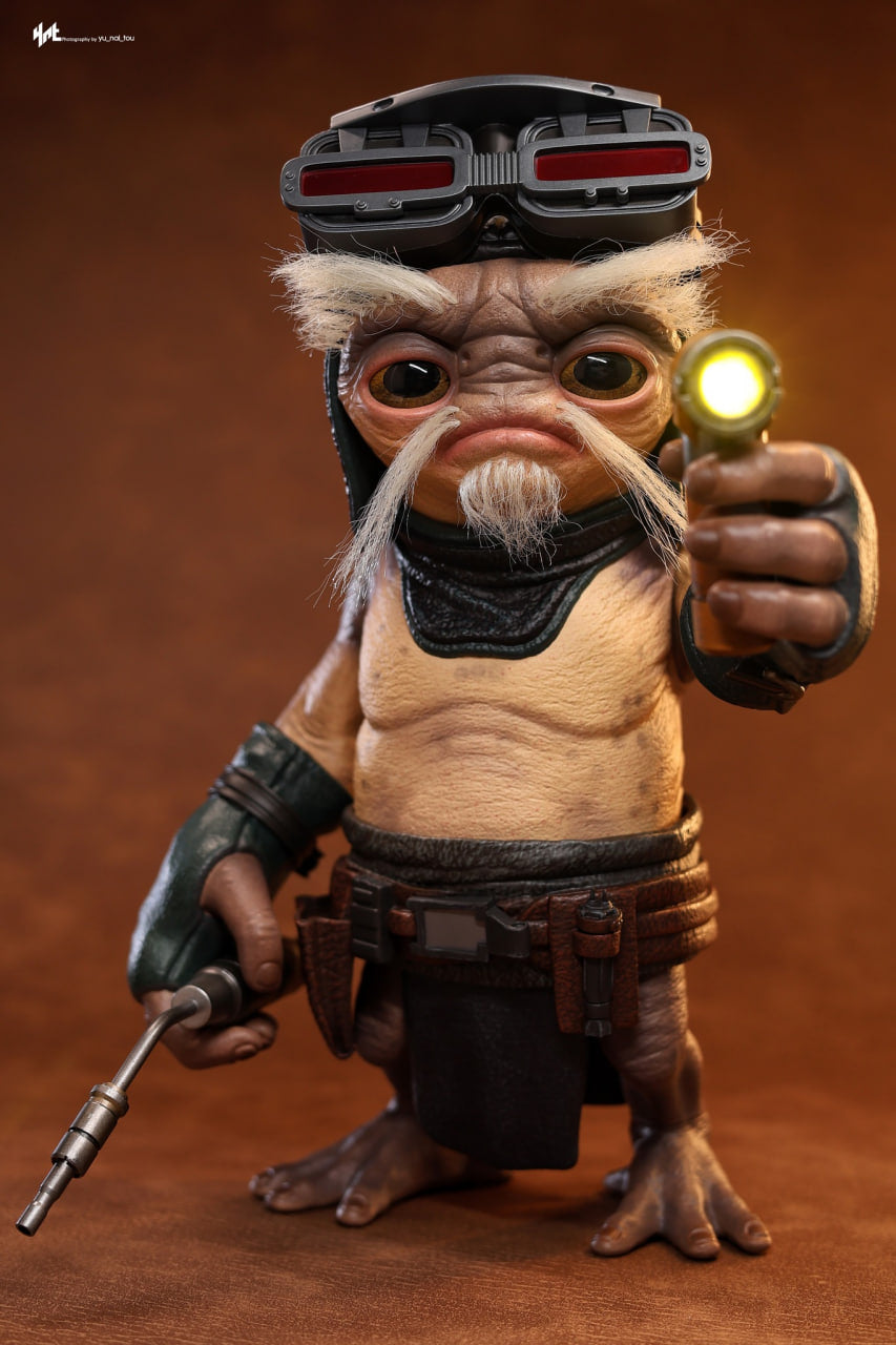 🔥Hot Toys LMS017 Star Wars: The Mandalorian & Grogu - Anzellan Droidsmith Life-Size Collectible Figure