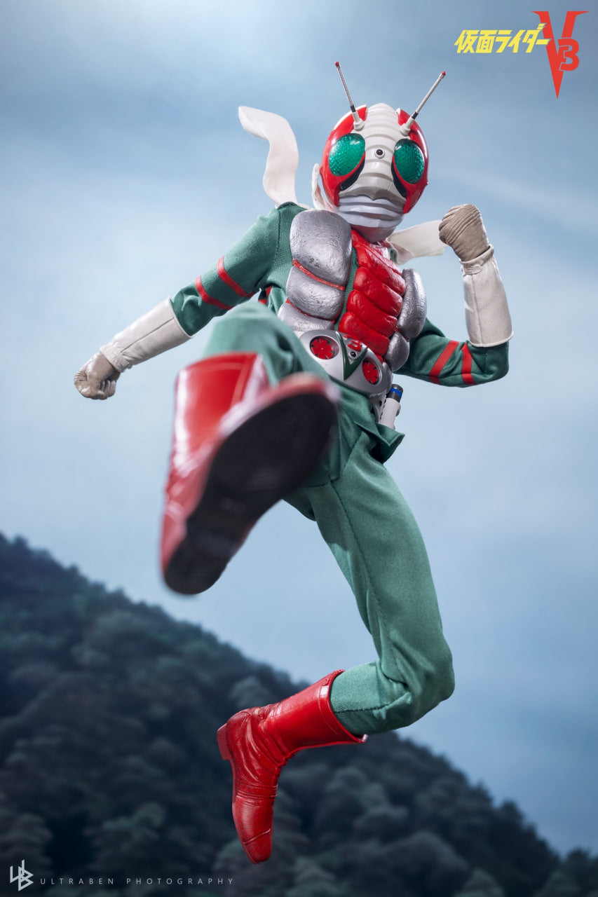 🔥Hot Toys TMS162B Kamen Rider V3 - 1:6 Kamen Rider V3