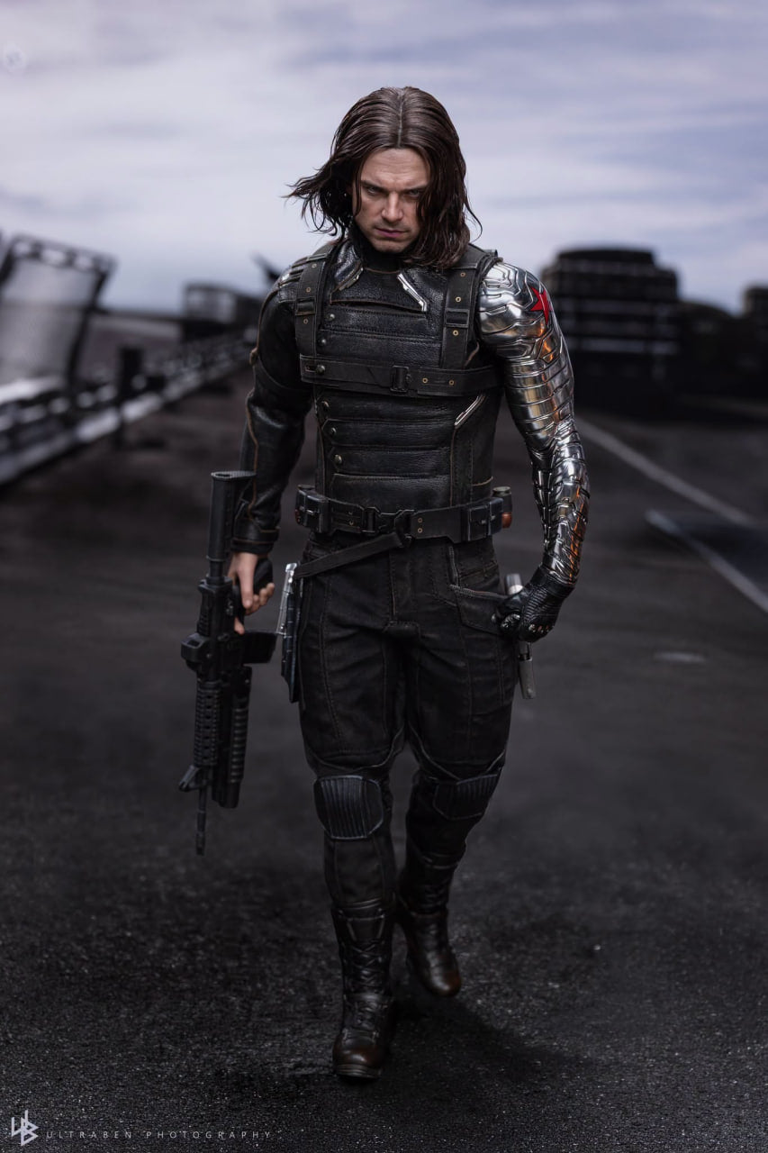 READY🔥Hot Toys MMS790AEB Captain America: The Winter Soldier 1/6 Winter Soldier (Artisan Edition) (Special Edition)